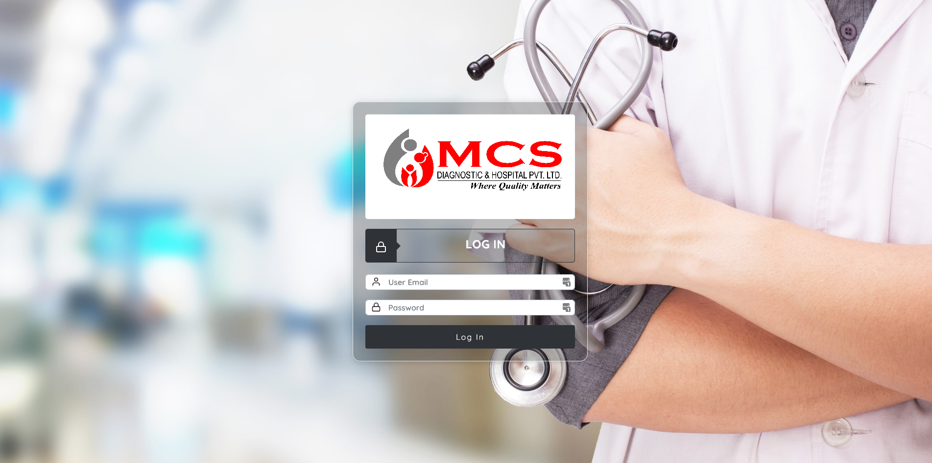 Hospital Management System of MCS Diagnostic & Hospital Pvt. Ltd.